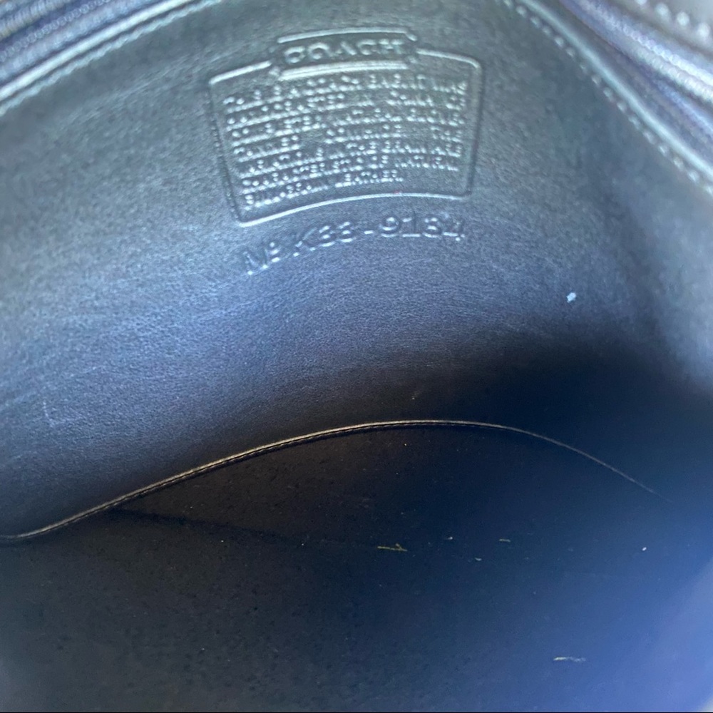 Coach |  Black Leather Cross Body Bag - Picture 4 of 9